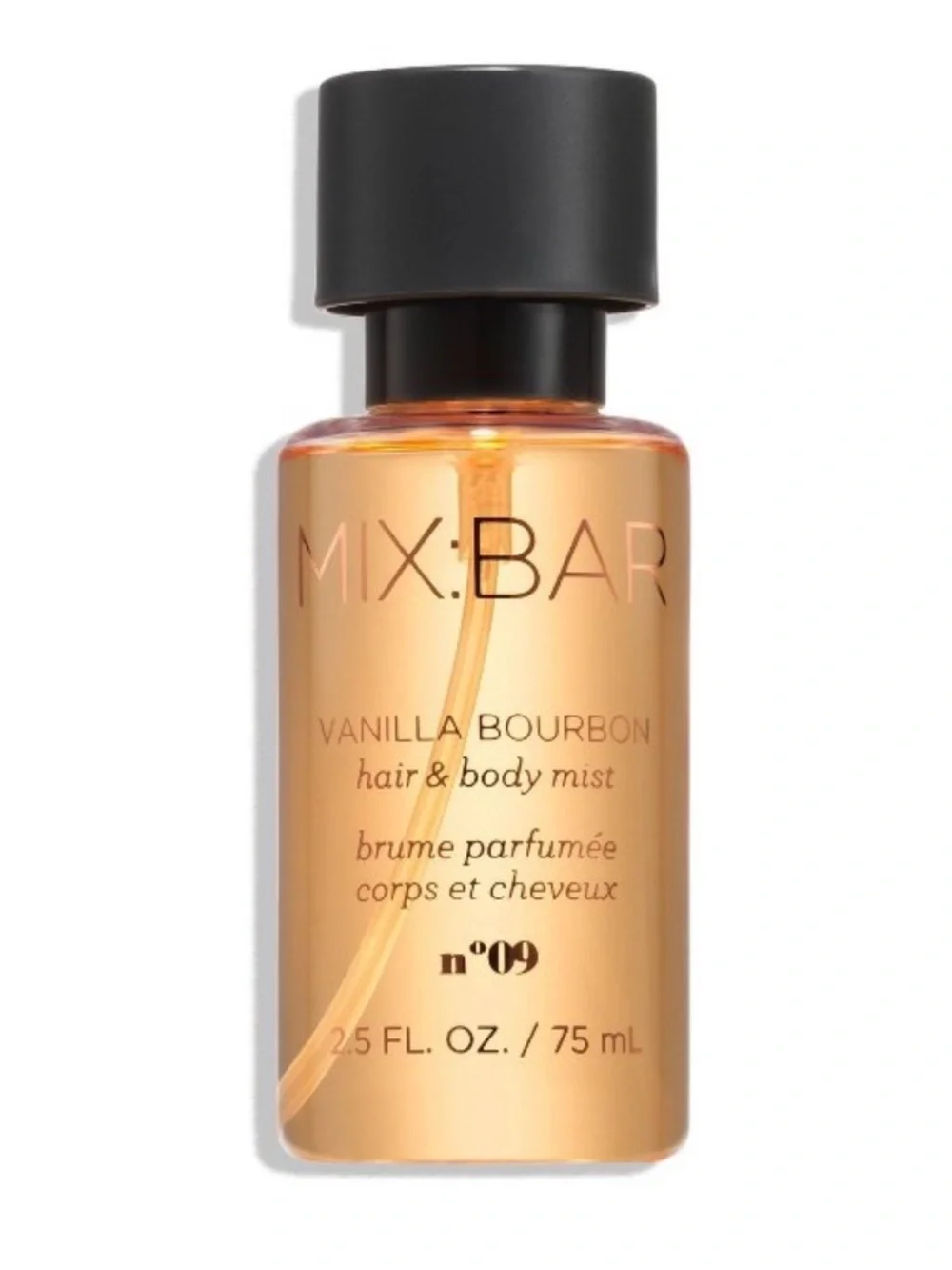 MIX:BAR Vanilla Bourbon Hair & Body Mist - Amber